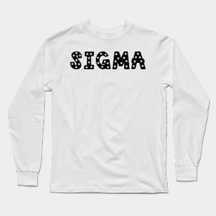 Sigma Star Letters Long Sleeve T-Shirt